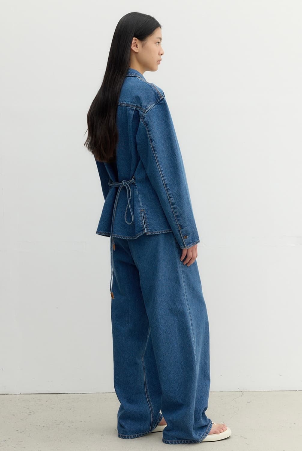 Rrace 레이스 블루 데님셋업 상품이미지2