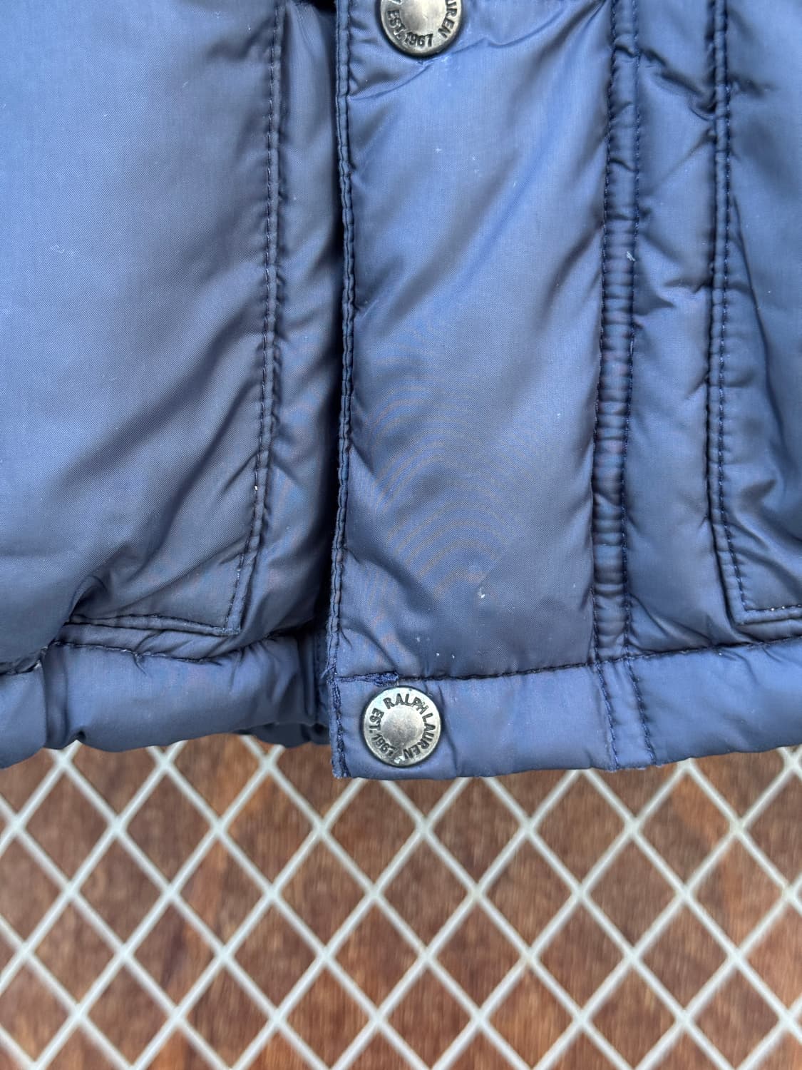 폴로랄프로렌 다운 패딩점퍼 네이비 L 상품이미지4