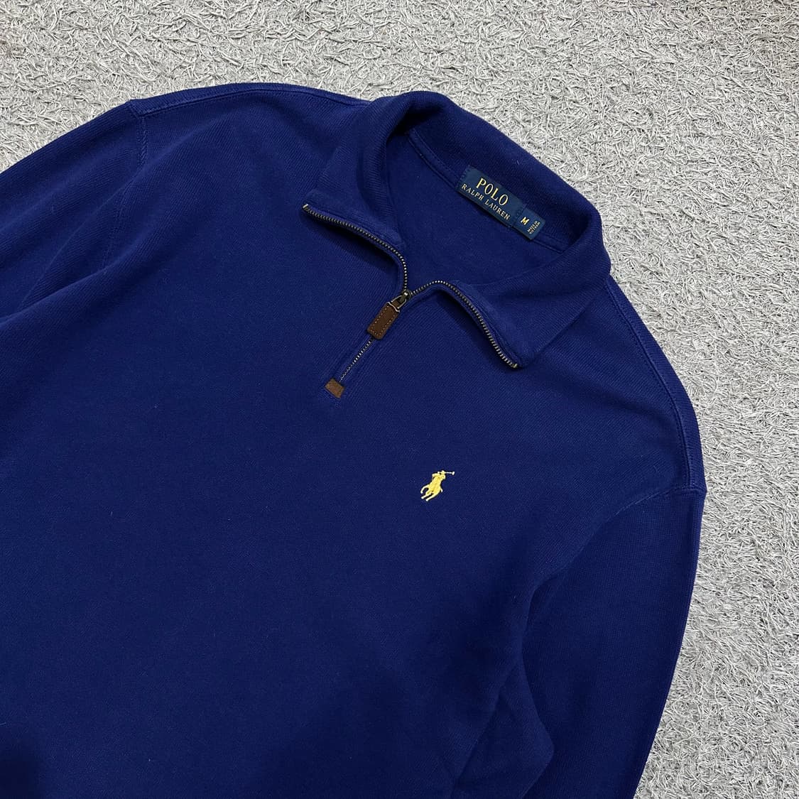 [100] 폴로 반집업니트 상품이미지1