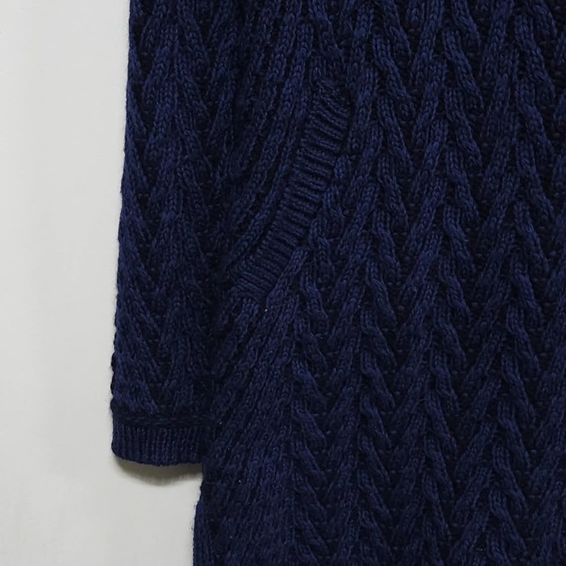 여성S AranCrafts 아란크래프트 메리노울 롱 가디건 숄카라 상품이미지8