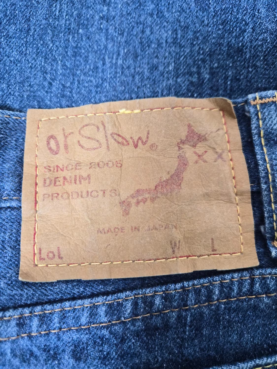오어슬로우Orsolw 미디 데님 스커트 xs사이즈 P-42 상품이미지4