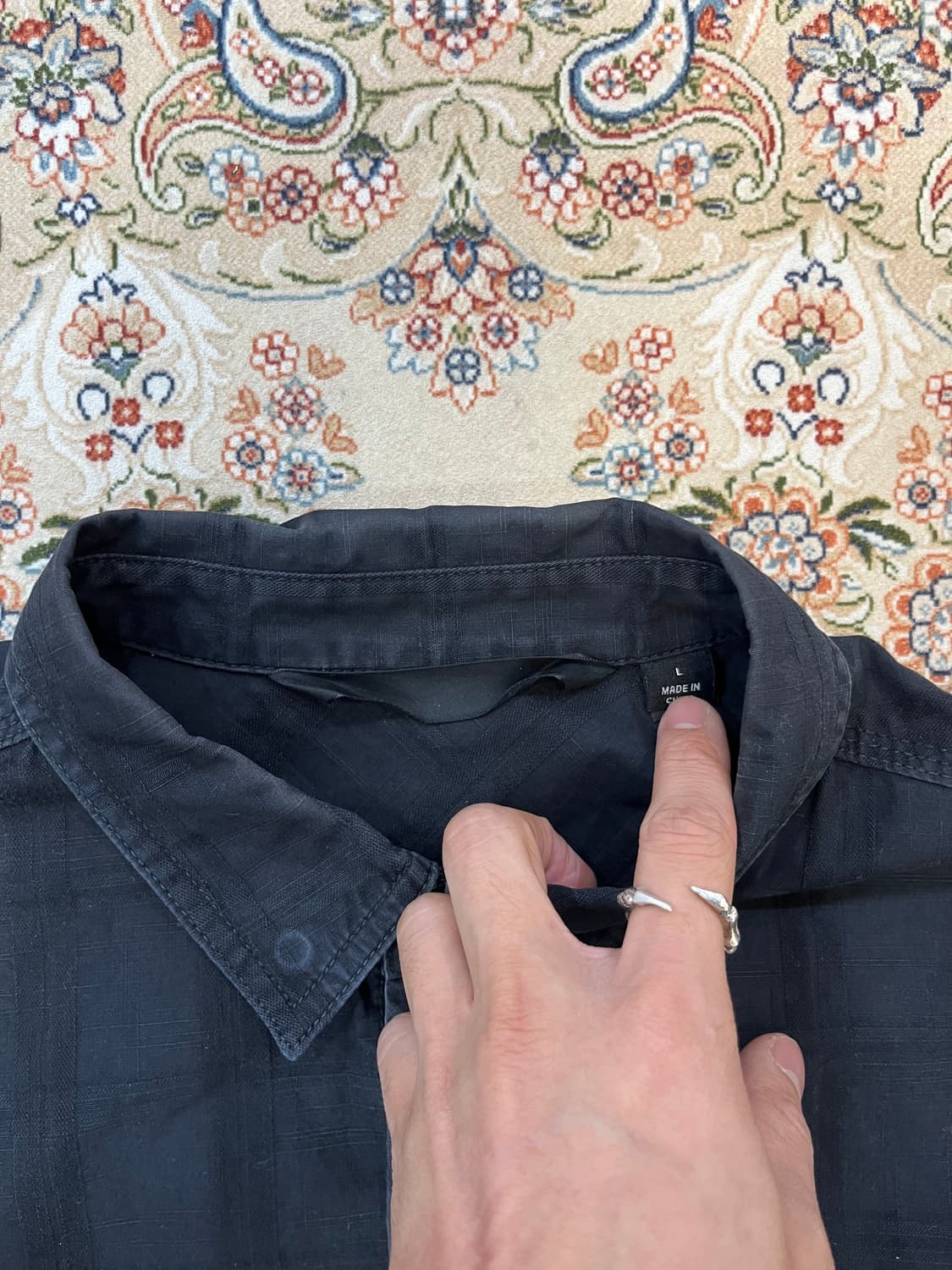 할리데이비슨 로고 프린팅 플란넬 셔츠 상품이미지4