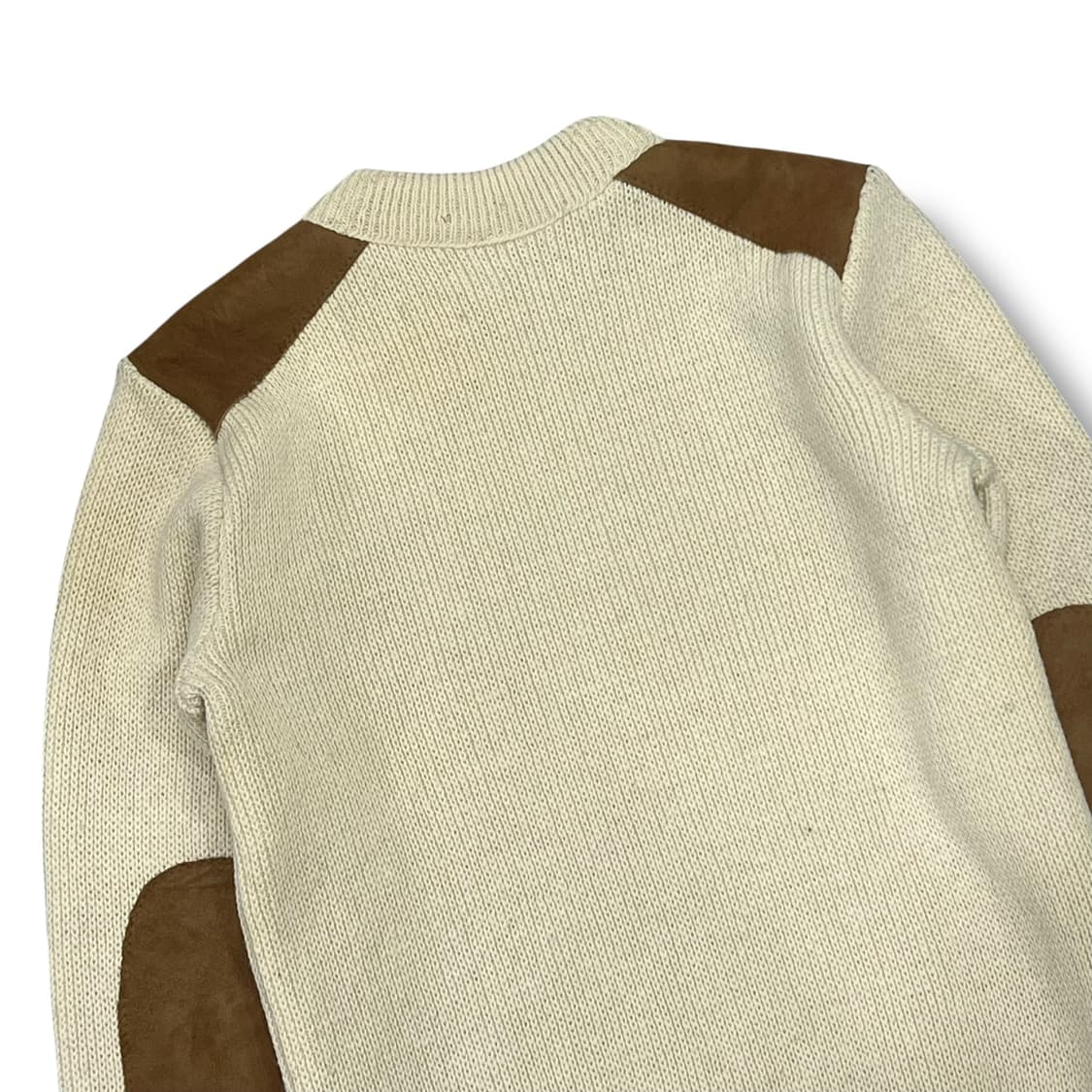 스웨이드 패치 울니트 s08383 상품이미지5