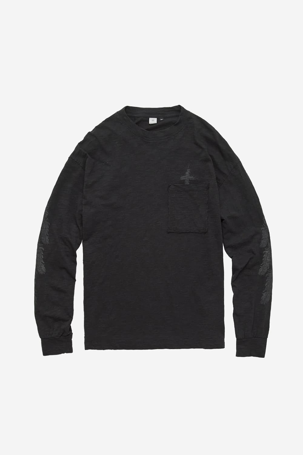 (3)(팝업) 폴리테루 1011 페더 롱슬리브 블랙 상품이미지1