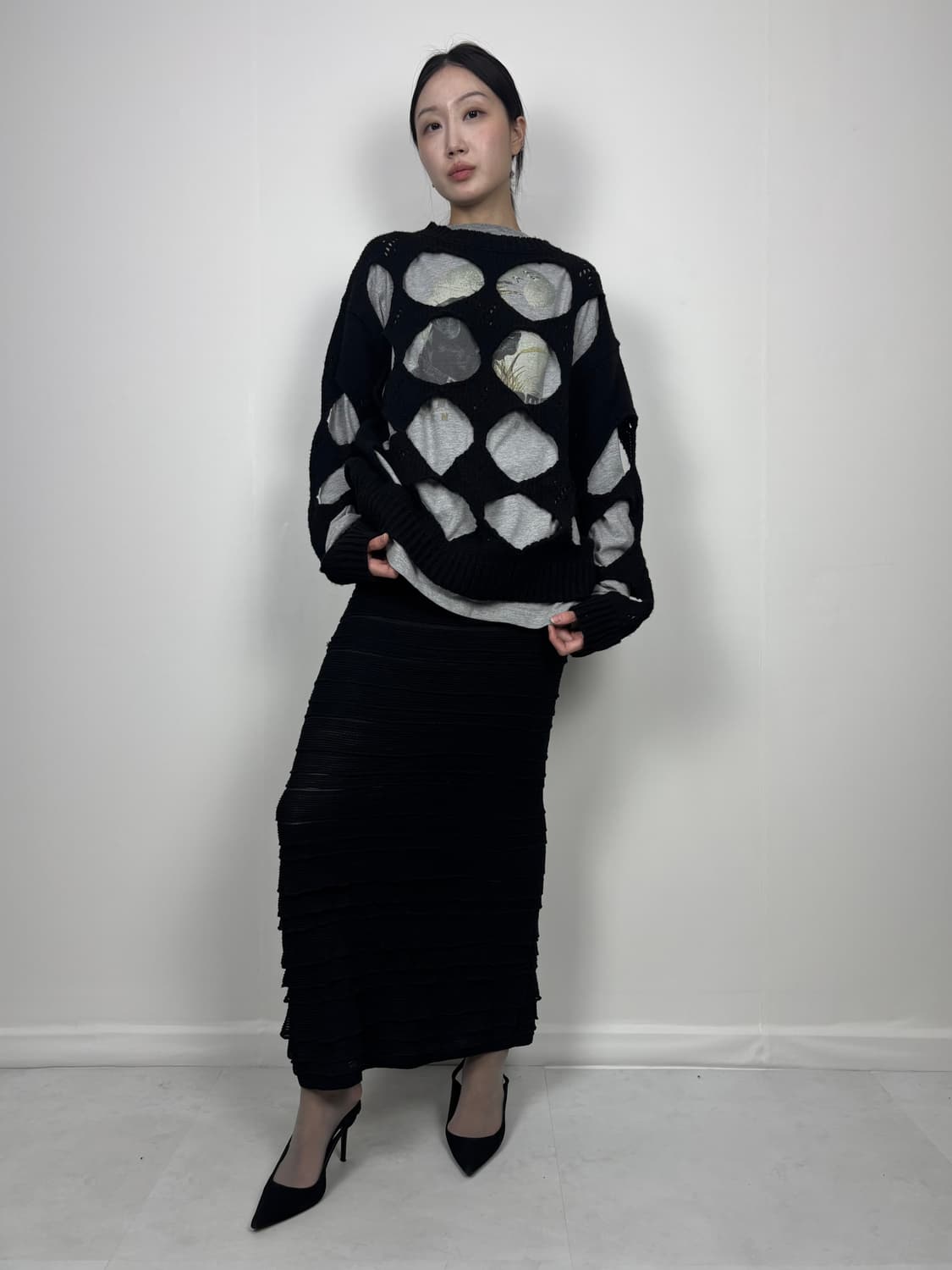OPEN LAYERED KNIT 상품이미지4
