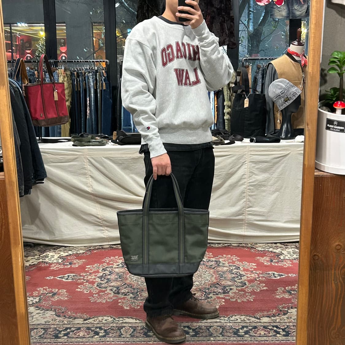 포터 걸 PORTER GIRL 토트백 숄더백 올리브 그린 상품이미지9