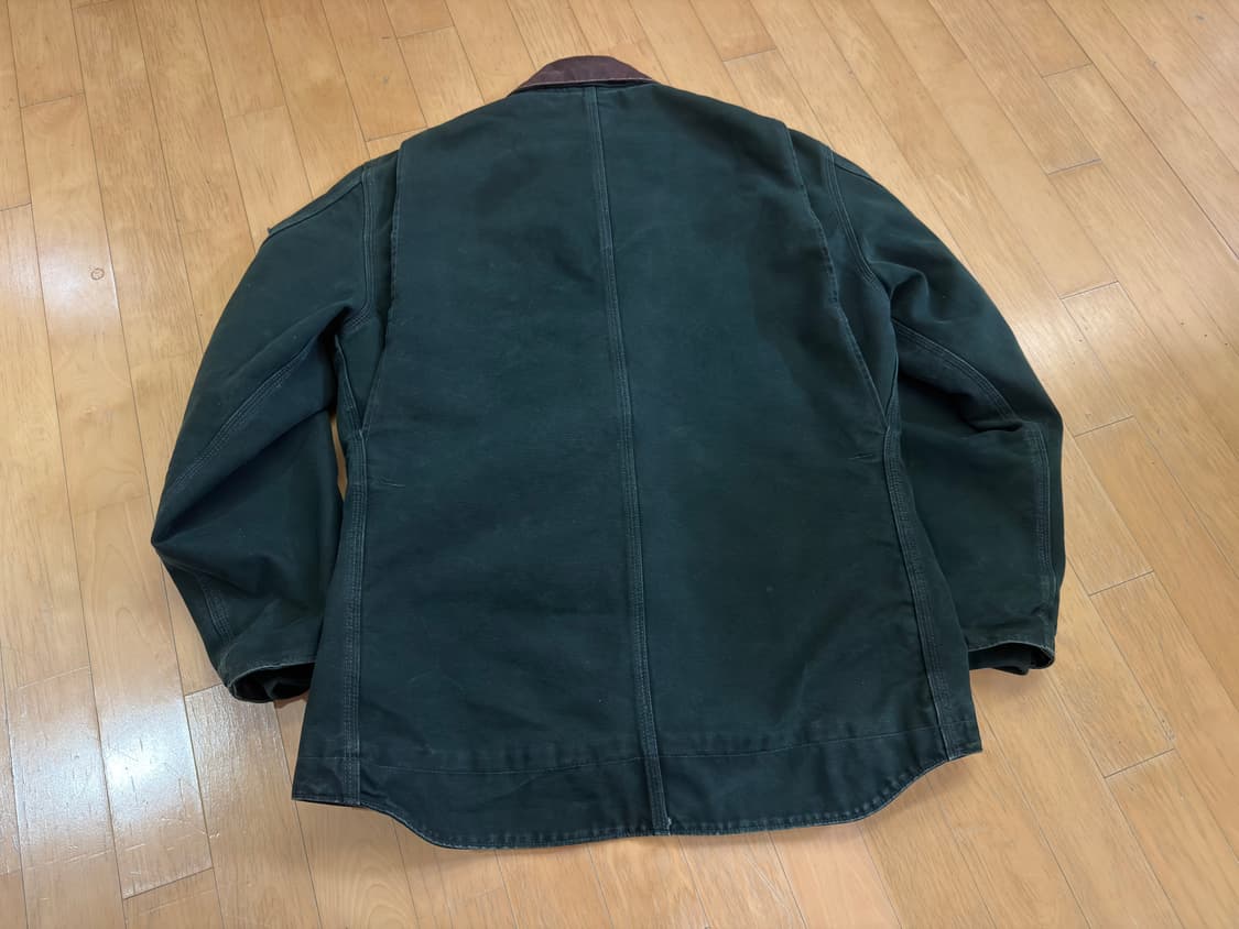 [칼하트] 00s 빈티지 C61 릿지 코트 스프루스 (M) 상품이미지3