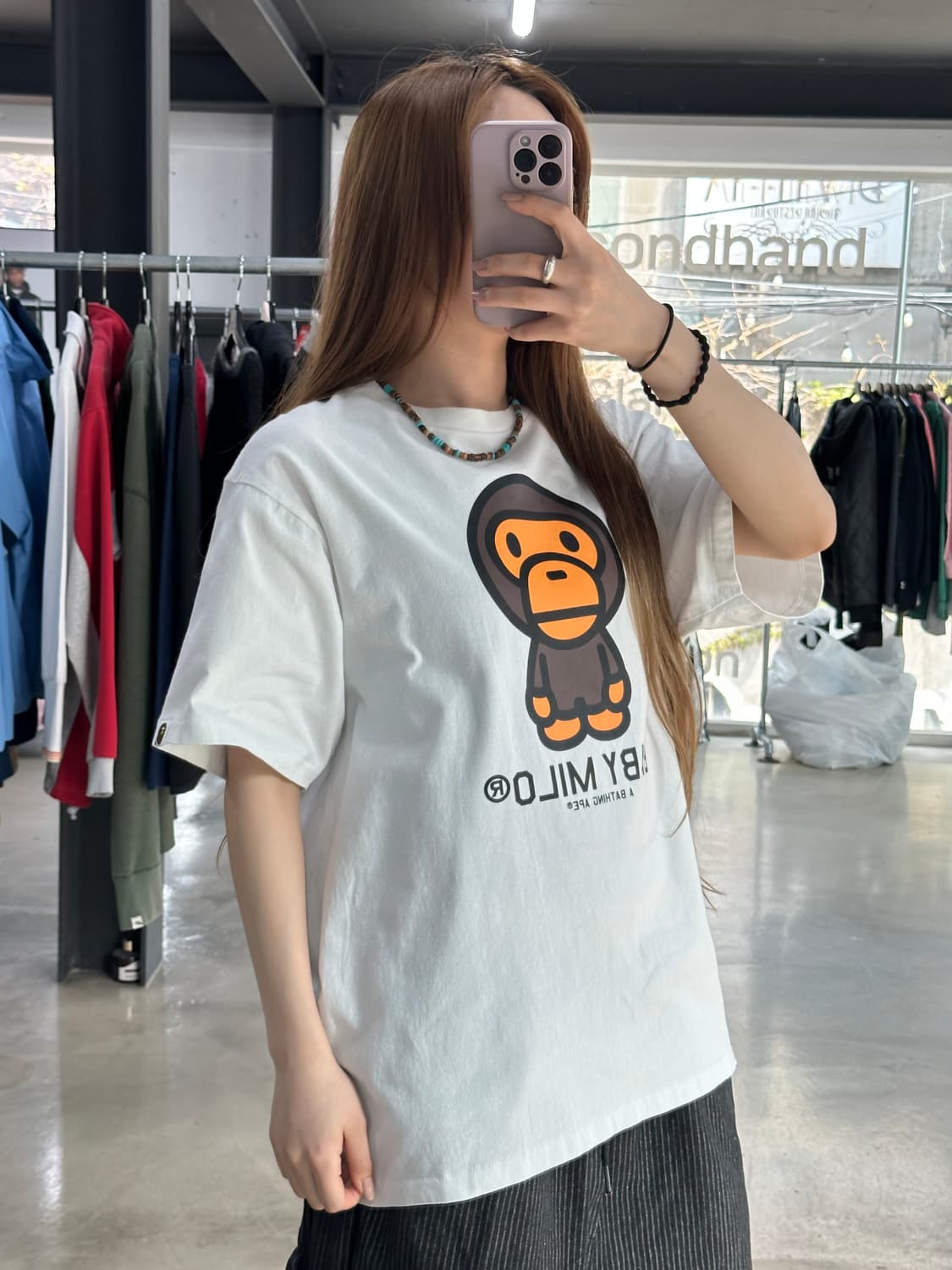 베이프 빅 베이비마일로 반팔티 상품이미지2