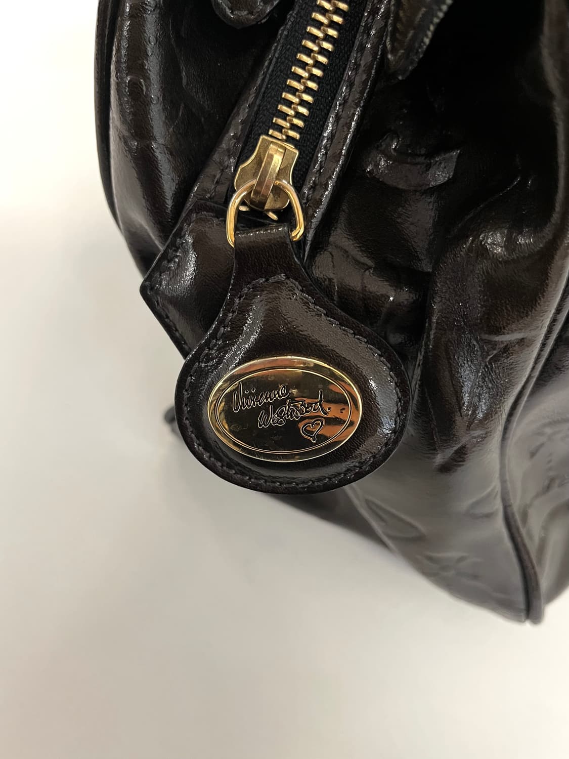 비비안웨스트우드 빅오알비 미니 페이던트 레더백 상품이미지5