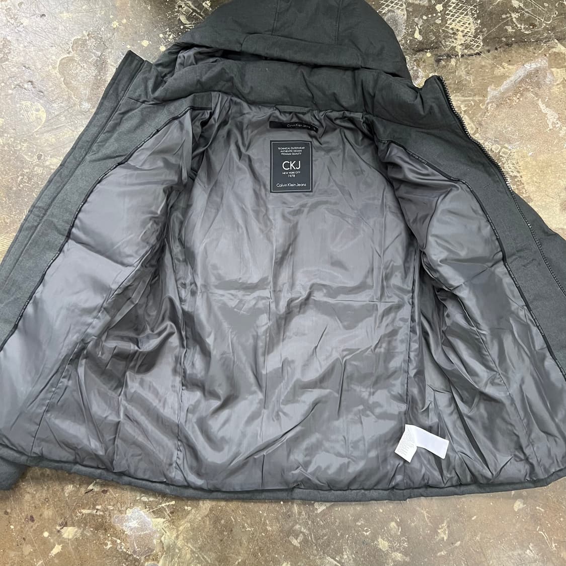 XL) 캘빈클라인 덕다운 패딩점퍼 오리털 패딩 상품이미지4
