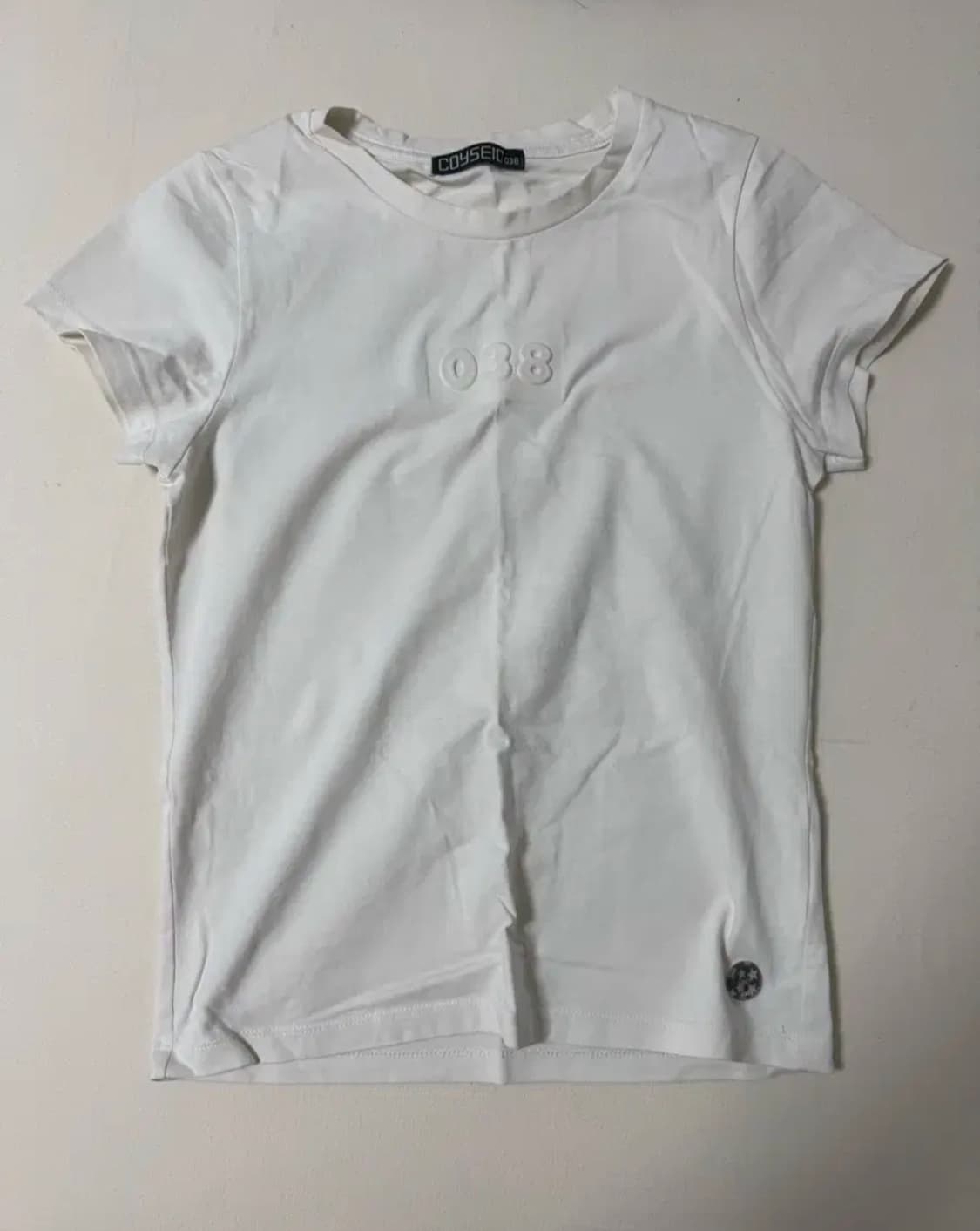 코이세이오 038 베이직 티셔츠 아이보리 상품이미지1