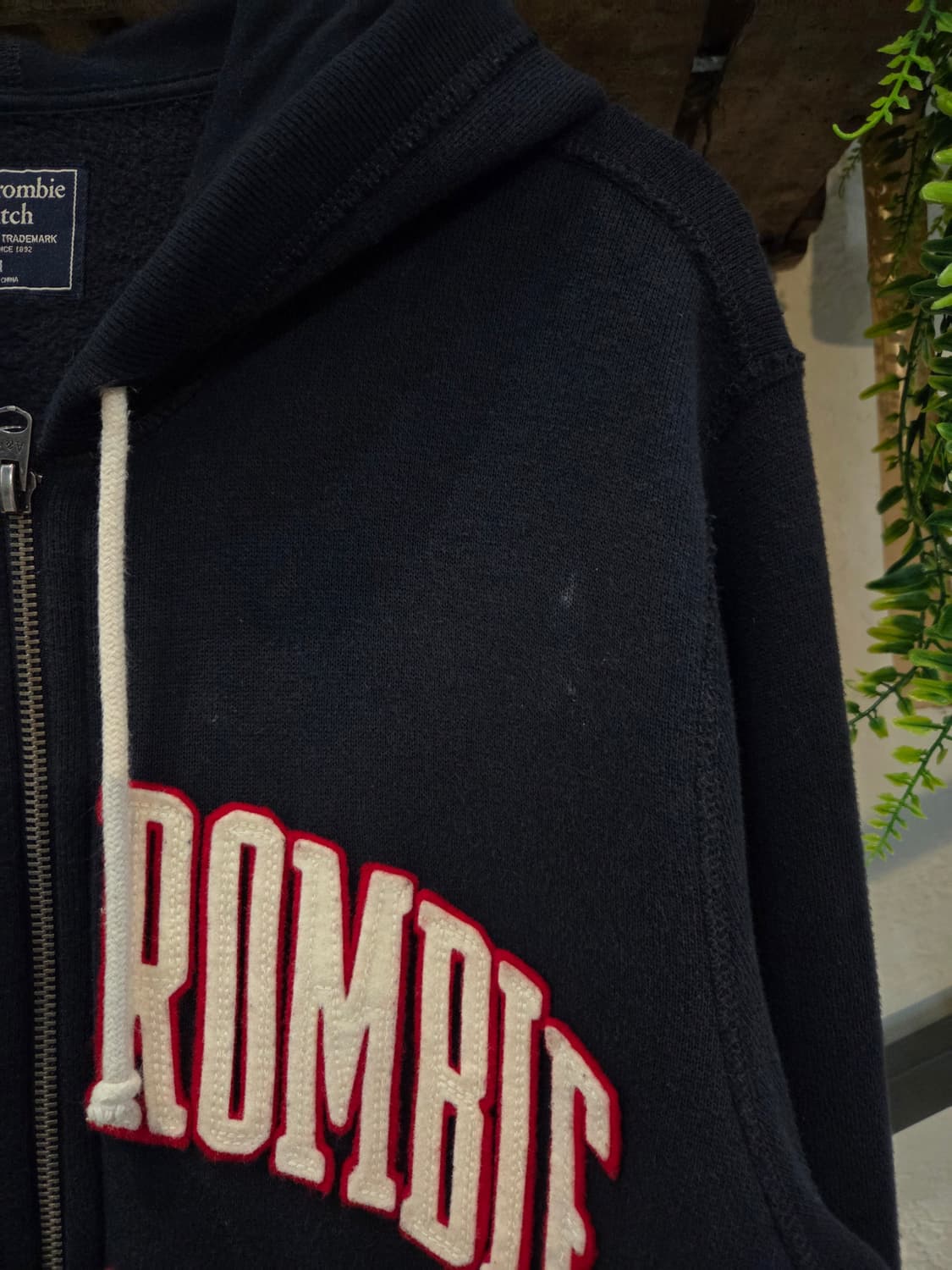 아베크롬비 네이비 후드집업 상품이미지4