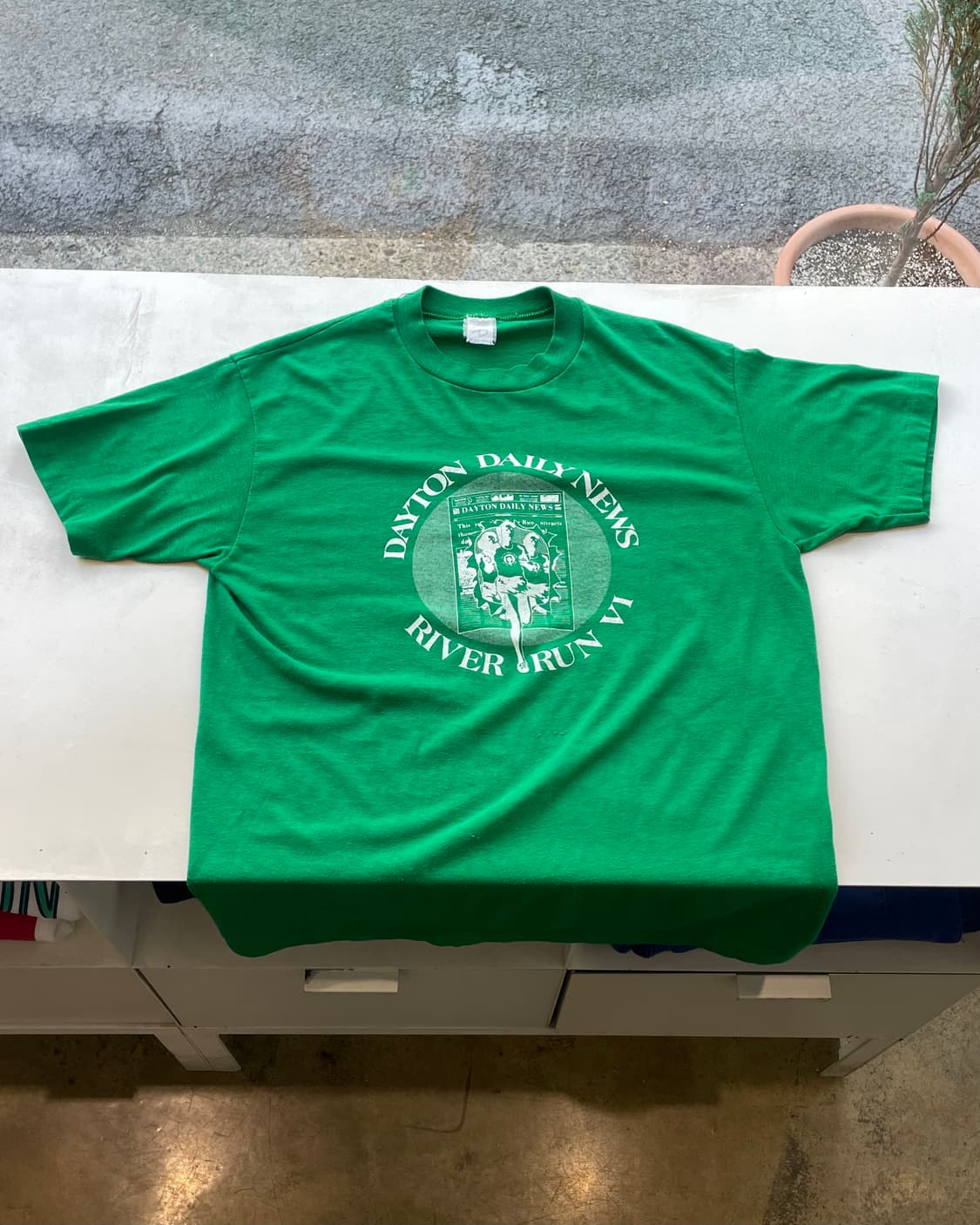80s“Dayton Daily News River Run” T-shirt 상품이미지4