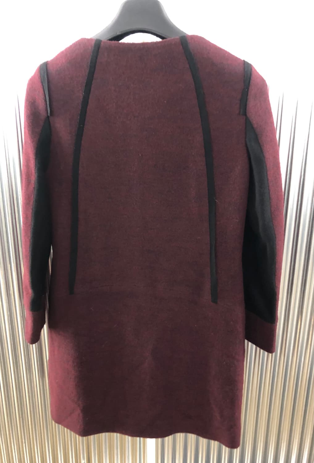 LEBEIGE 버건디 모직 코트 55 상품이미지2