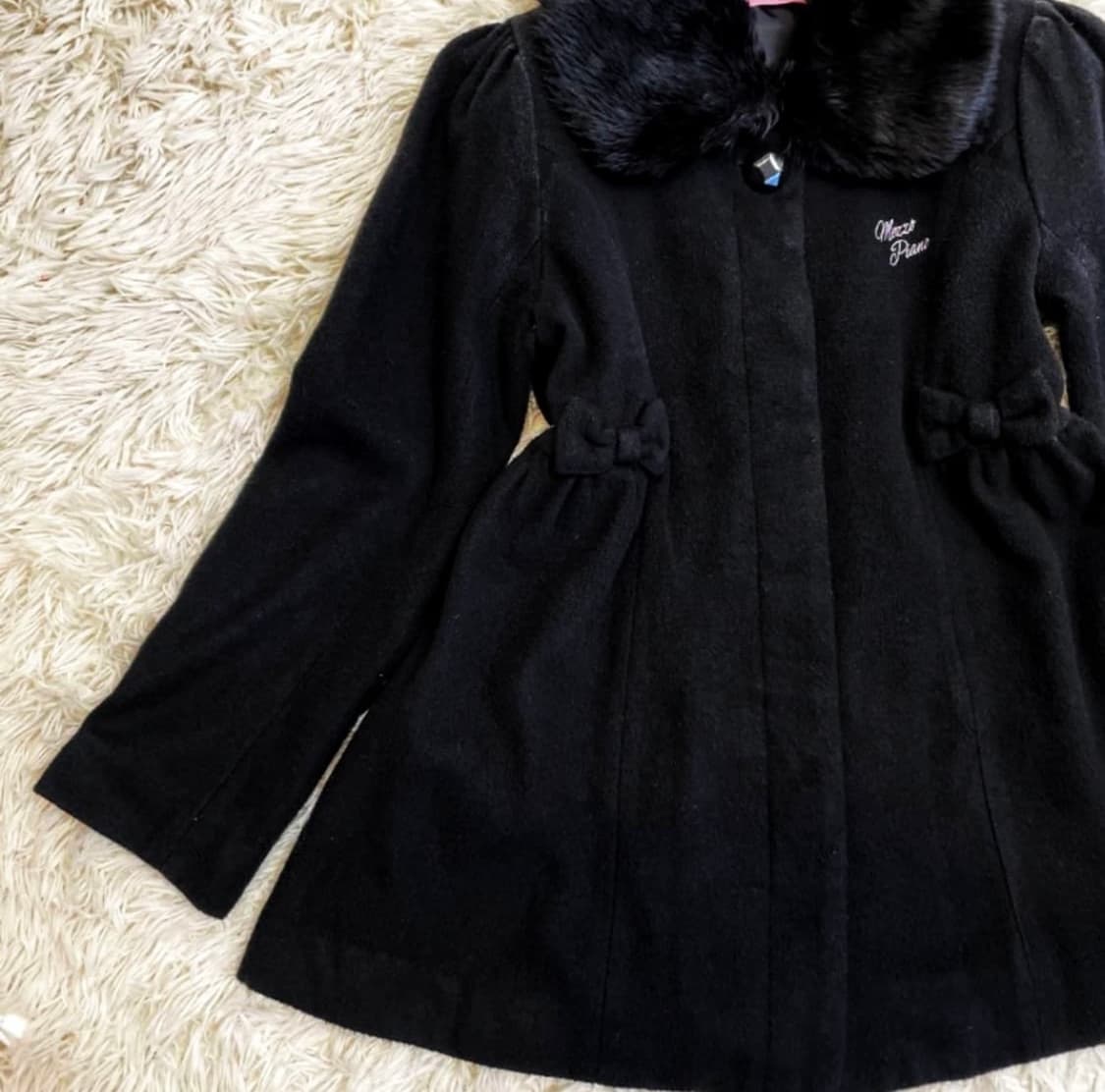 [mezzo piano] 메조피아노 빈티지 리본 자켓 코트 상품이미지2