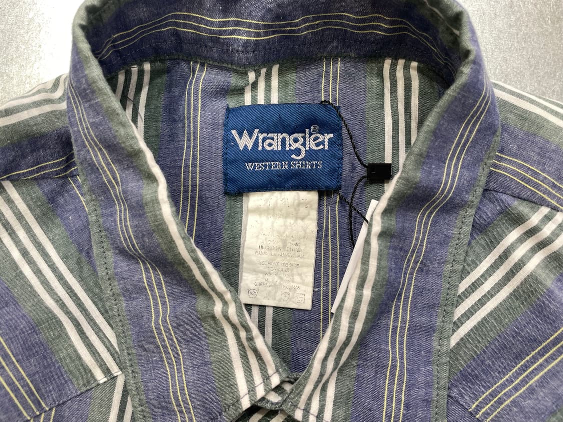 Wrangler 랭글러 스트라이프 웨스턴 반팔 셔츠 상품이미지8