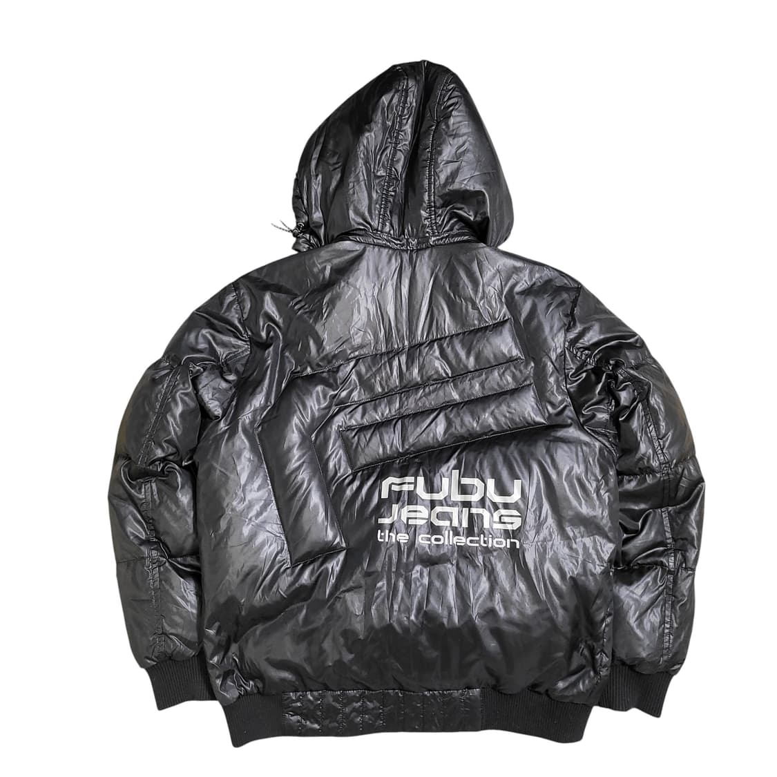 FUBU 후부 유광 블랙 패딩 상품이미지4