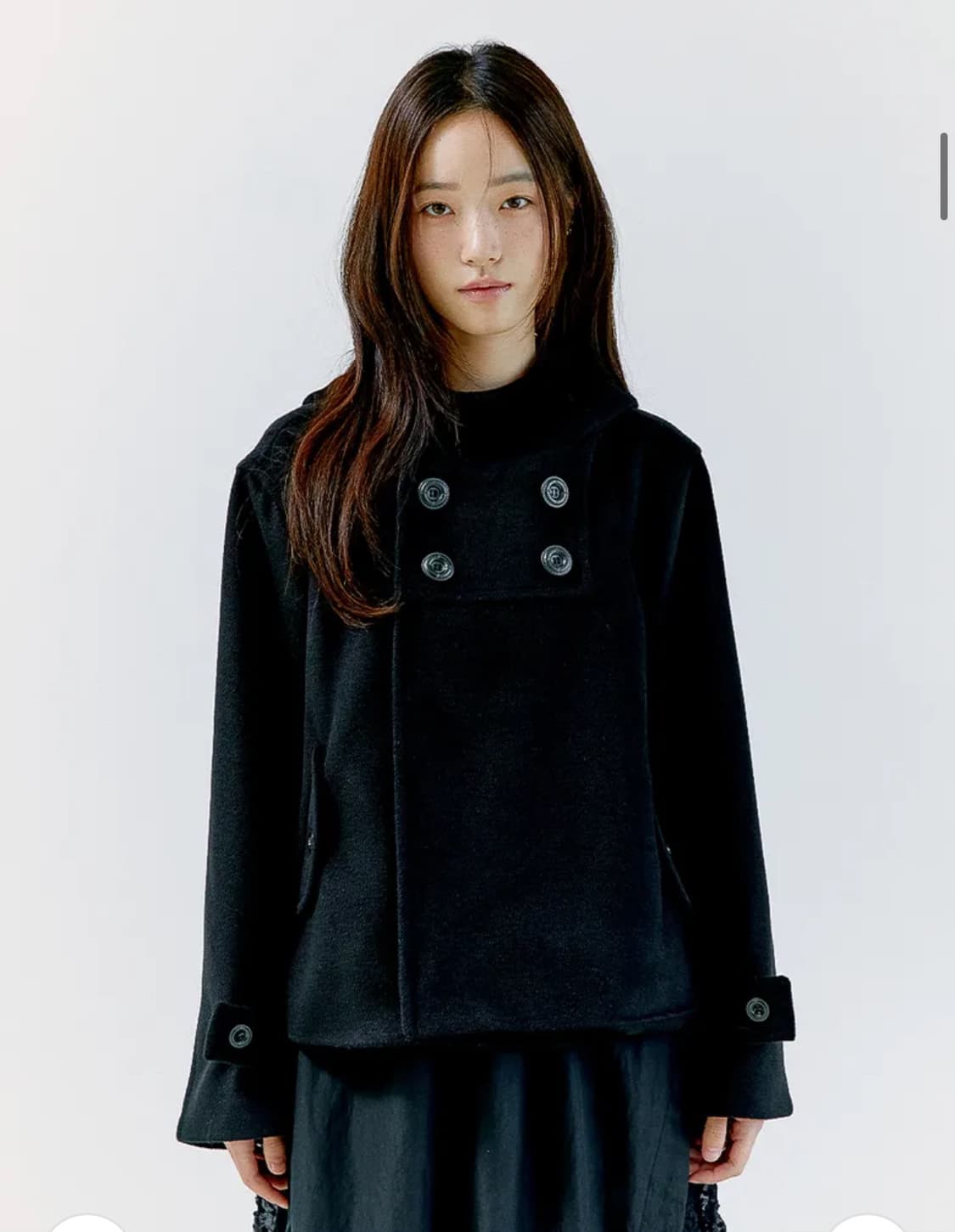 QUAD BUTTON SHORT COAT 오피쉬 숏코트 상품이미지1