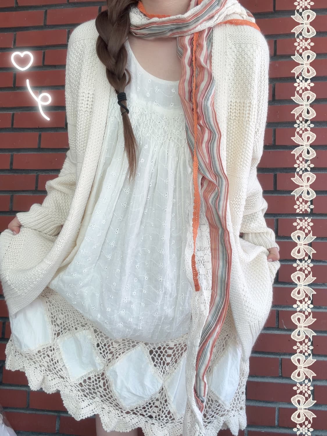 모리걸  원피스 가디건 세트 상품이미지1