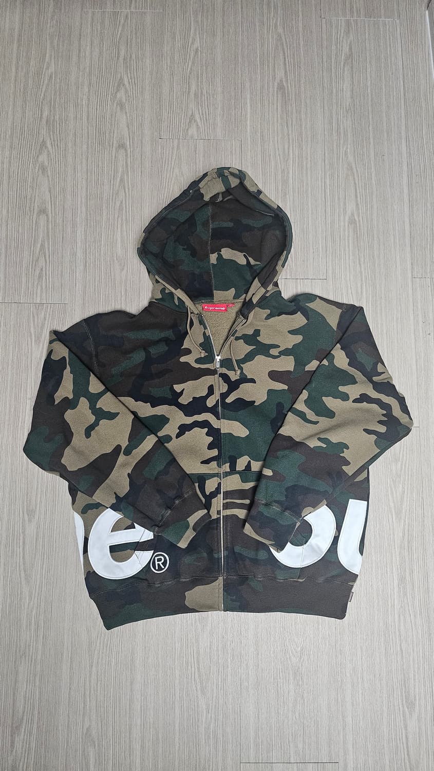 정품)슈프림 카모 후드집업 M 상품이미지1
