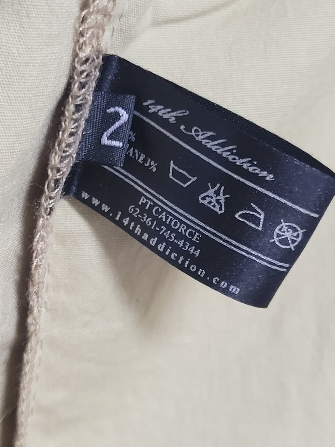 14th addiction cross zip shirt 상품이미지3
