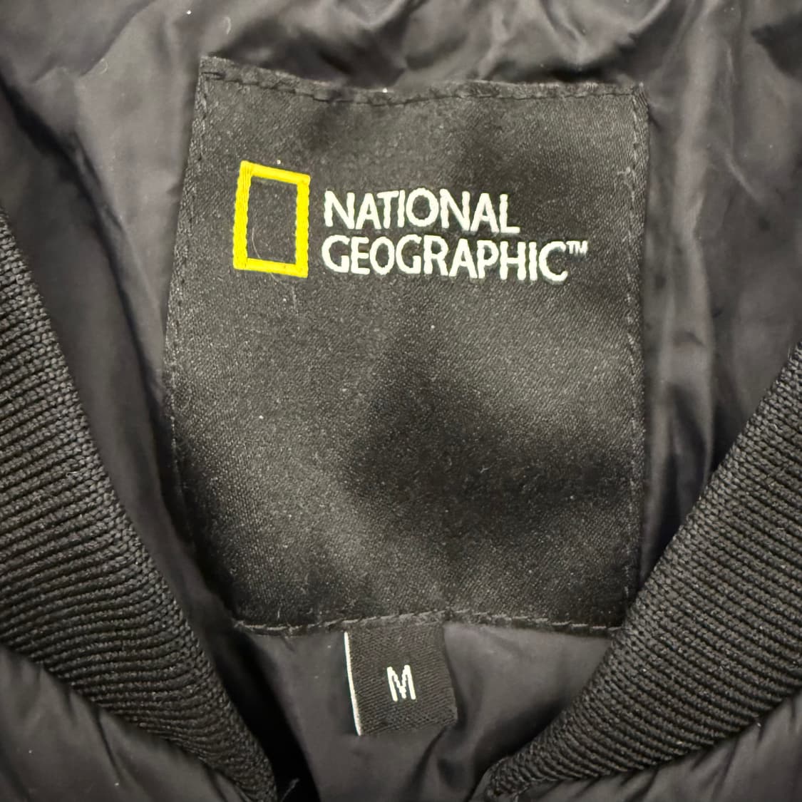 [정품/M] 내셔널지오그래픽 블랙 패딩 점퍼 b19 상품이미지5