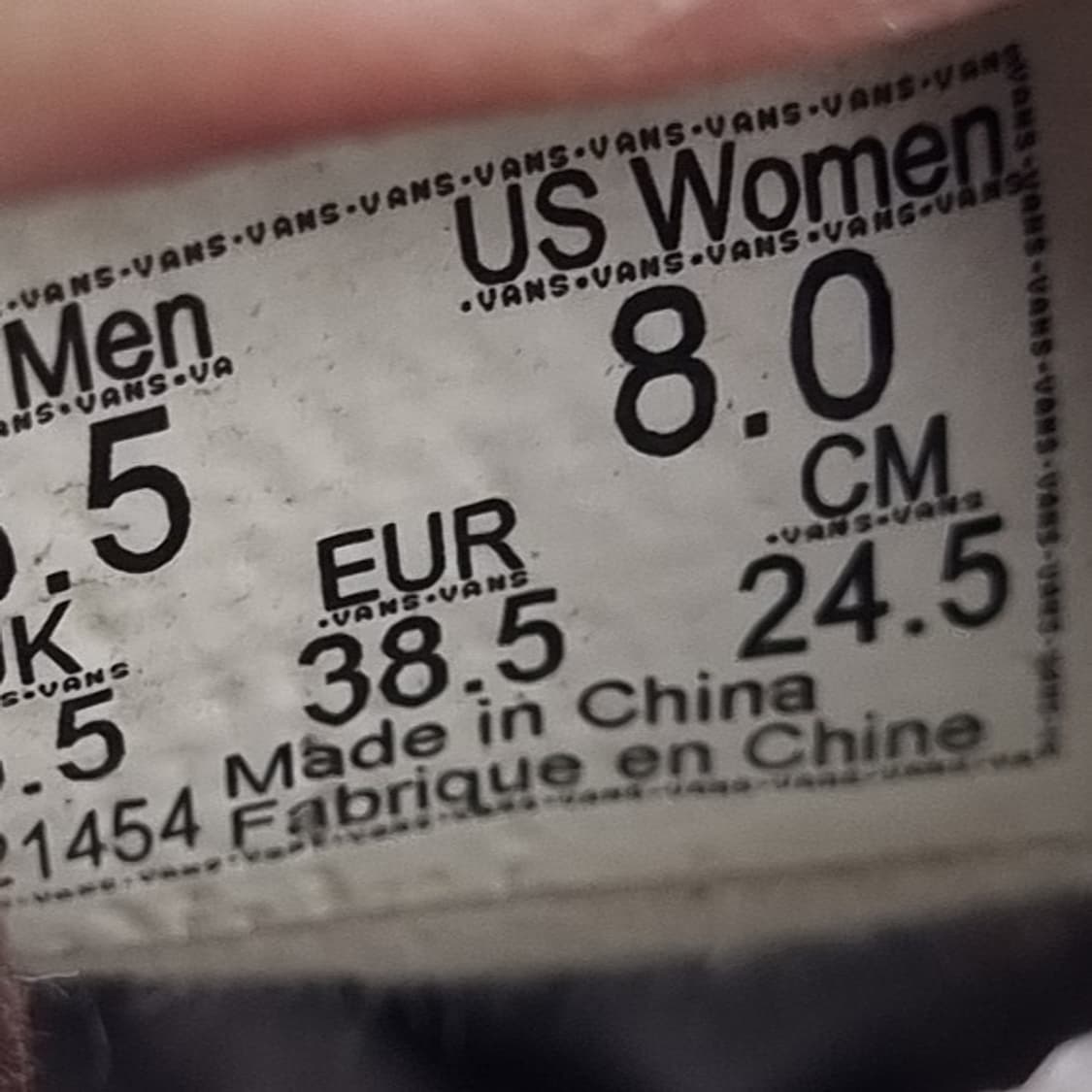 반스 스타일36 카모 스니커즈 245 상품이미지6