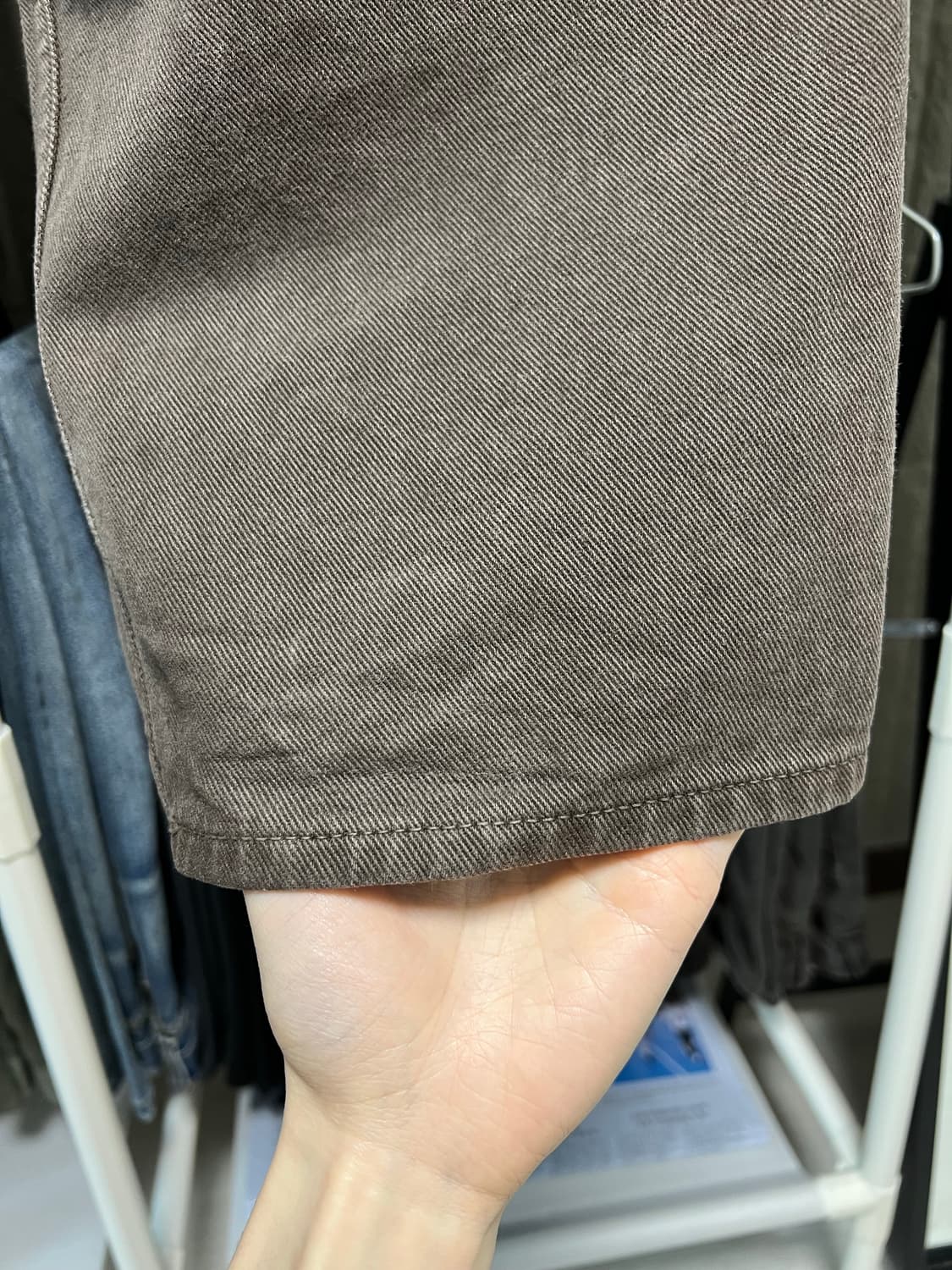 [1] 마티스큐레이터 와이드 다잉 데님 팬츠 상품이미지3