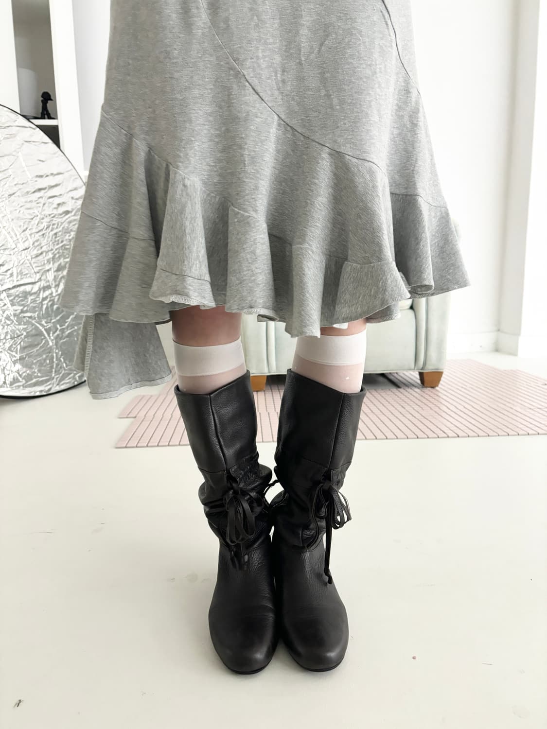 Miumiu ribbon boots 상품이미지6