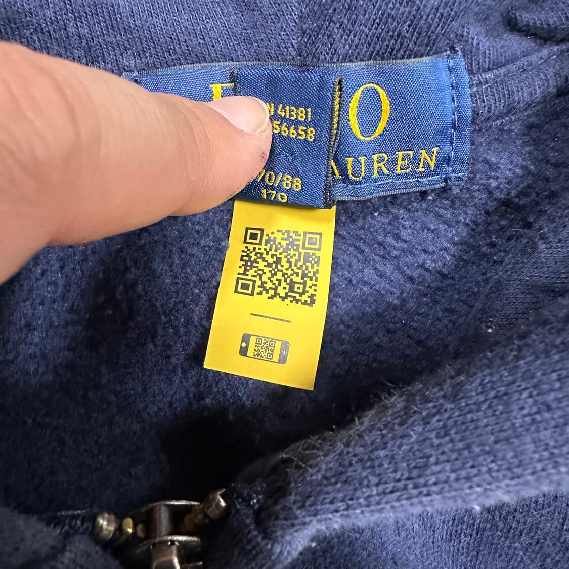 ✨ (바배) 폴로 랄프로렌 레드 포니 기모 후드 집업  상품이미지4