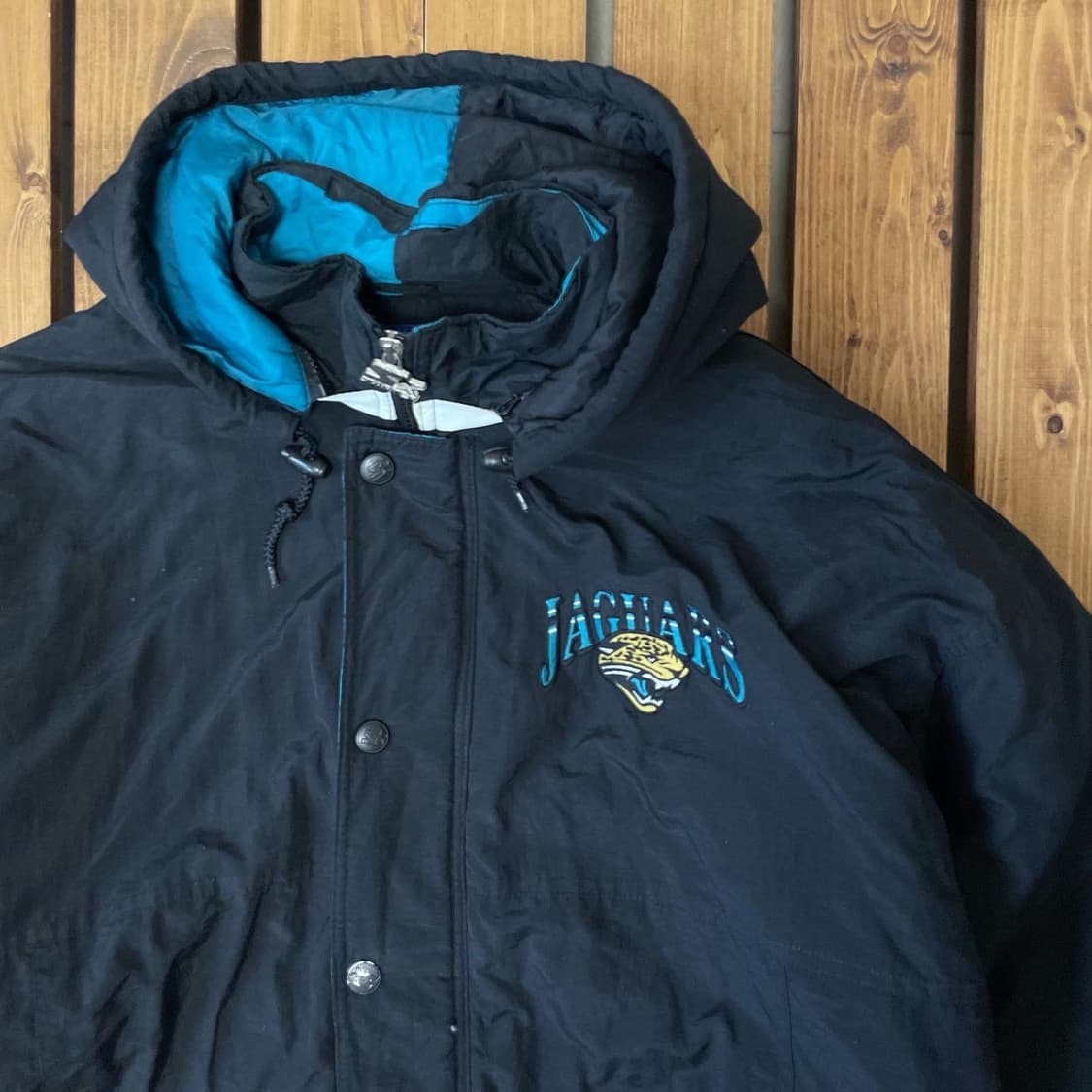 90s 스타터 NFL 잭슨빌재규어스 올드스쿨자켓 3XL 상품이미지3