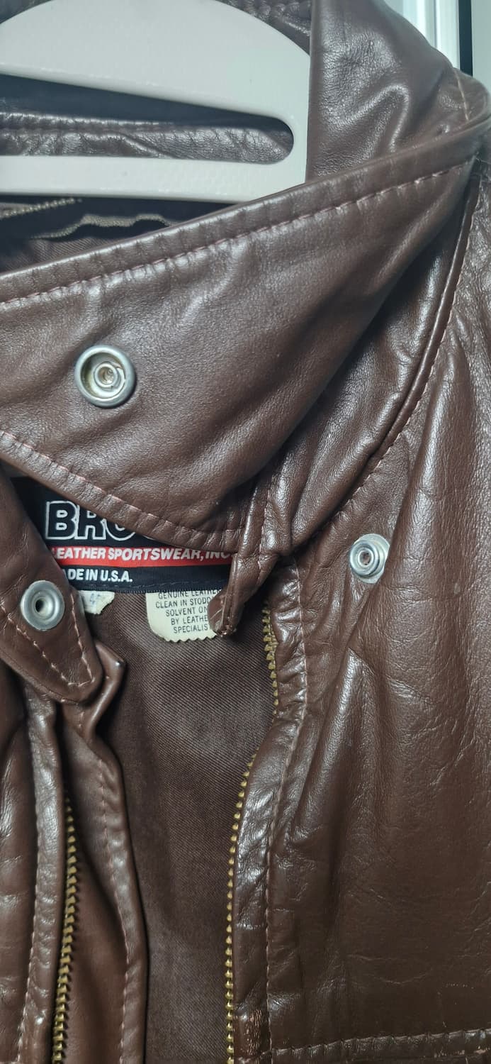 70년대 BROOKS 가죽자켓 상품이미지6