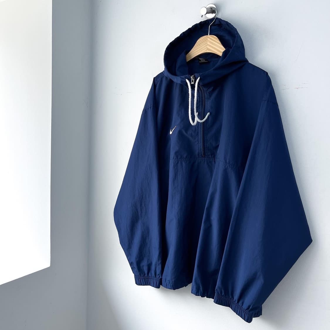 나이키 스우시 블루 네이비 하프 집업 아노락 상품이미지5