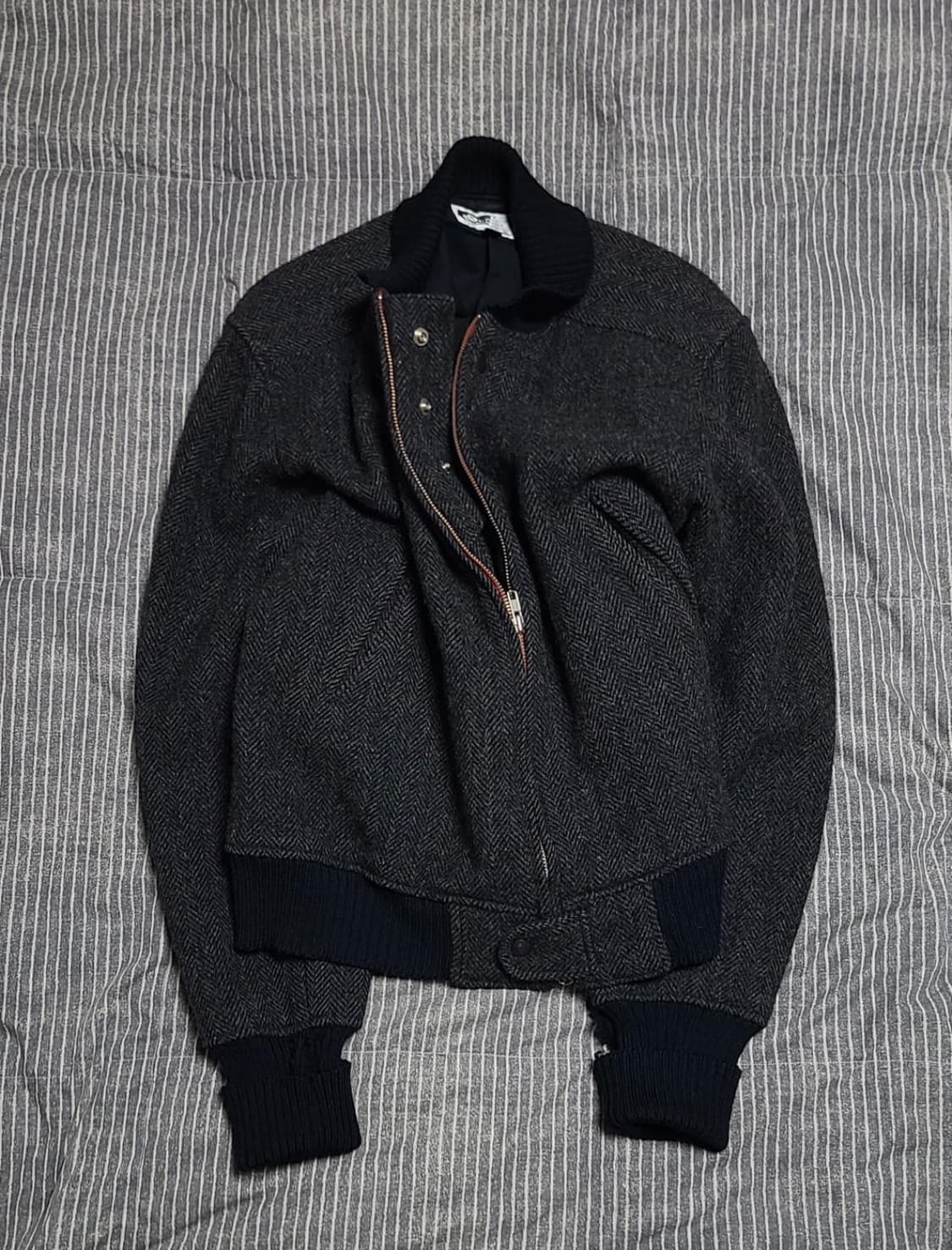 엔지니어드가먼츠 에비에이터 헤링본 울 자켓 상품이미지1