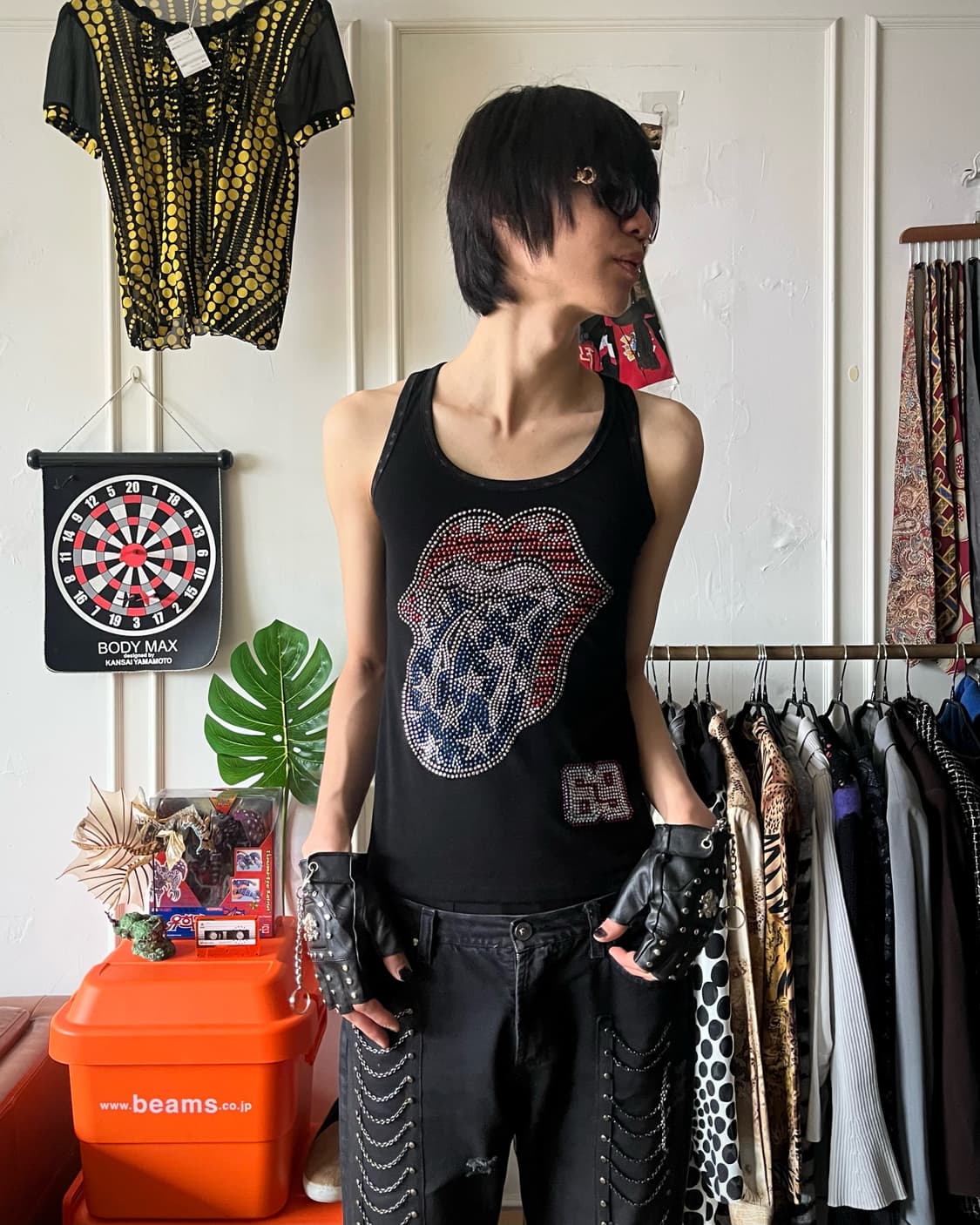 The Rolling Stones Icon Studs Sleeveless 상품이미지2