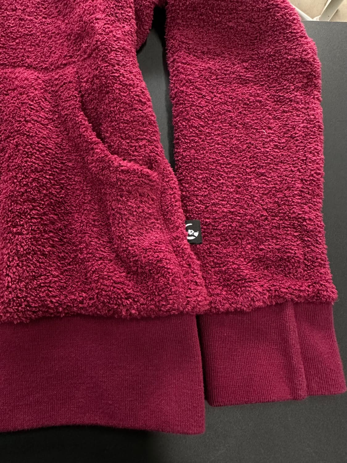 히스테릭글래머 히스걸 보아 파커 후드집업 다크체리 상품이미지5