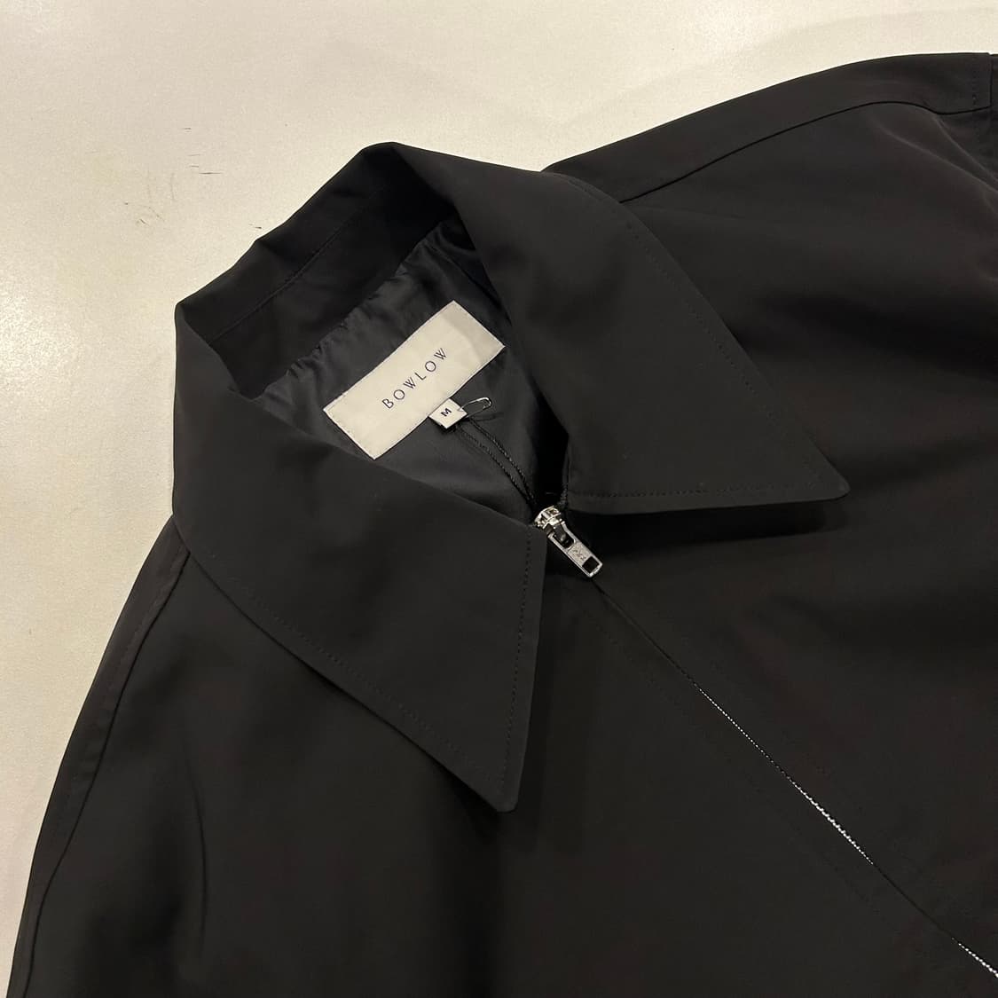 [M] BOWLOW 블랙 Harrington 자켓 B147 상품이미지3
