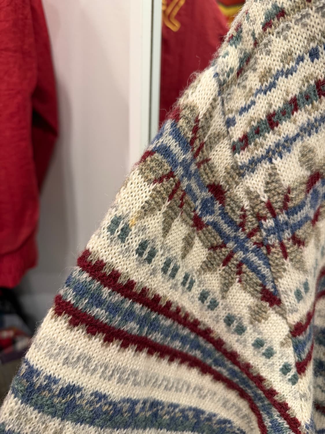 Vtg 빈티지 노르딕 울 니트 상품이미지5