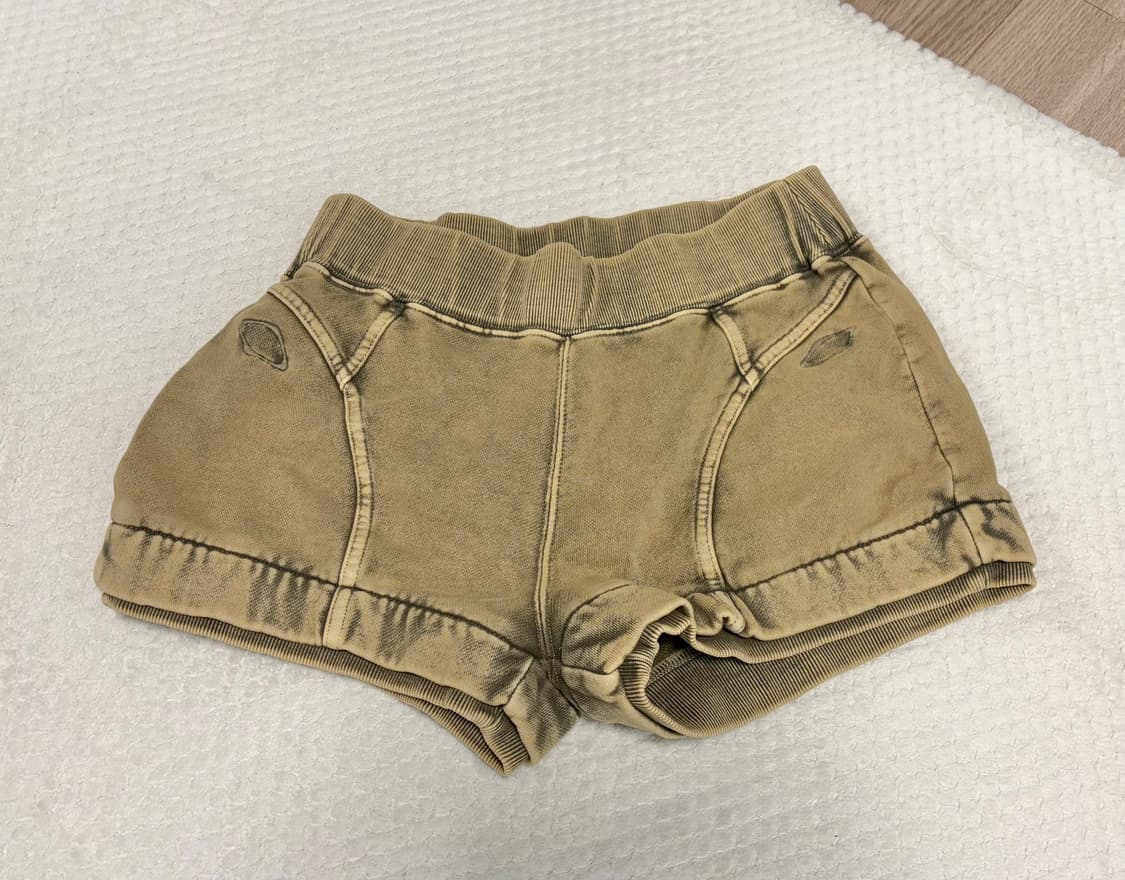 미스치프 마이크로 워시드 쇼츠 S 상품이미지1