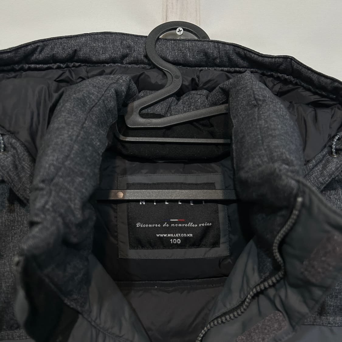 밀레 남성 덕다운 패딩 100  상품이미지2