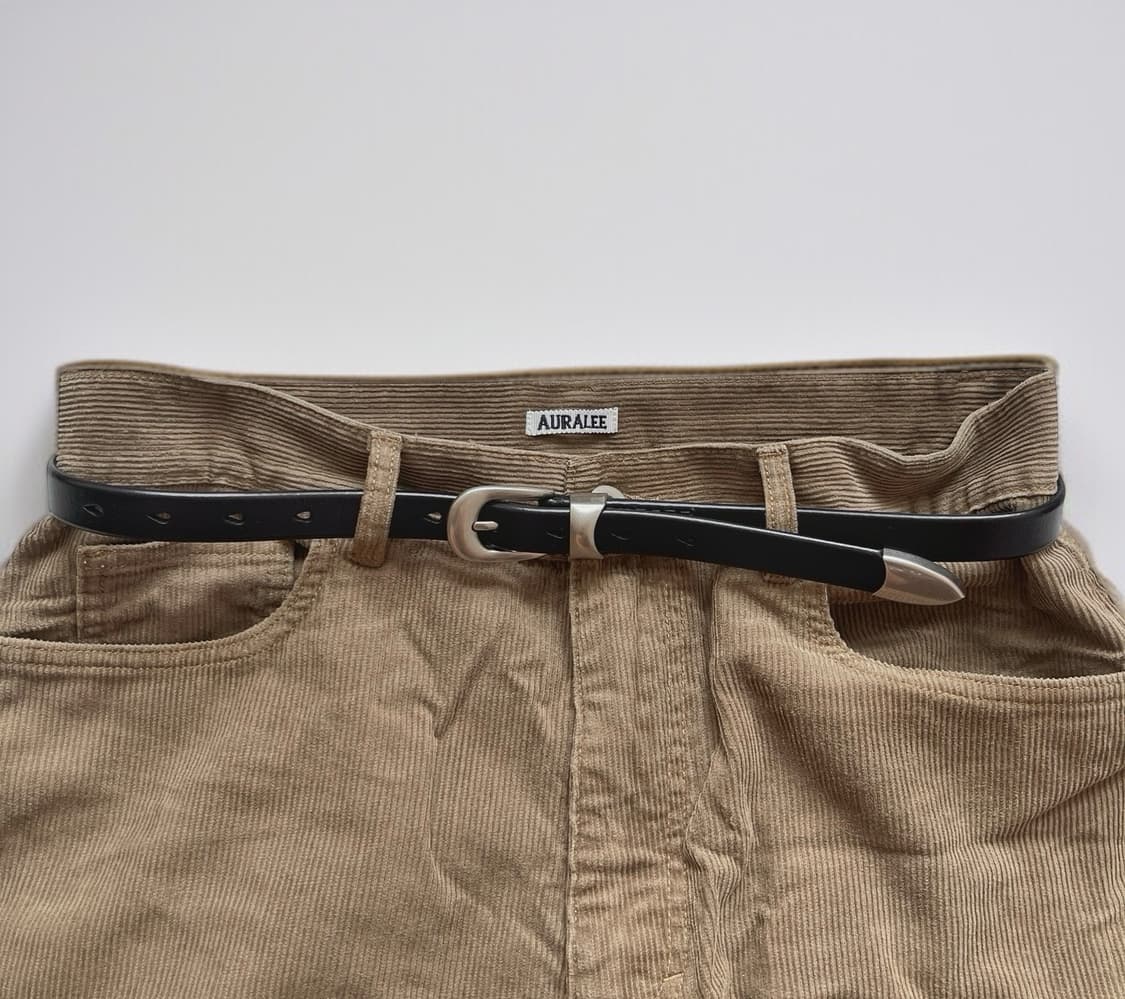 러스틱 리얼가죽벨트 (2cm) 아워레가시무드 상품이미지8