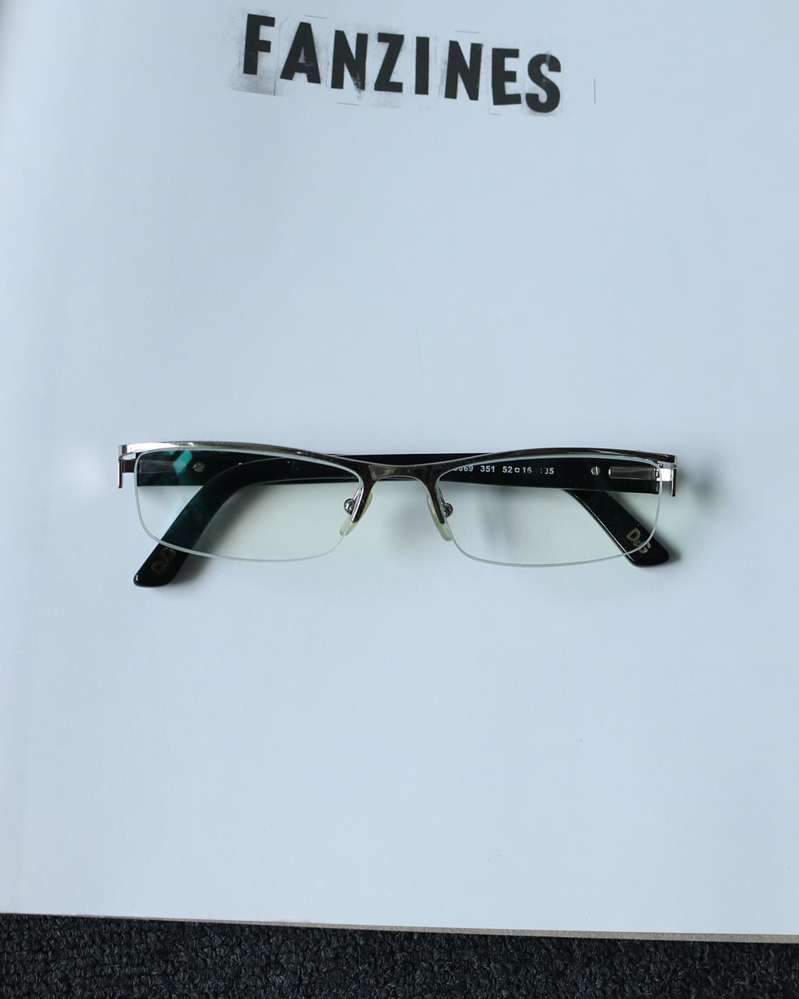 돌체앤가바나 하프 림 반무테 안경 상품이미지2