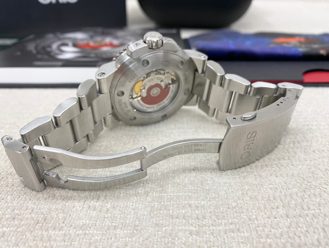 오리스 애커스 검주 43mm 오토메틱 남성용 스틸 상품이미지9
