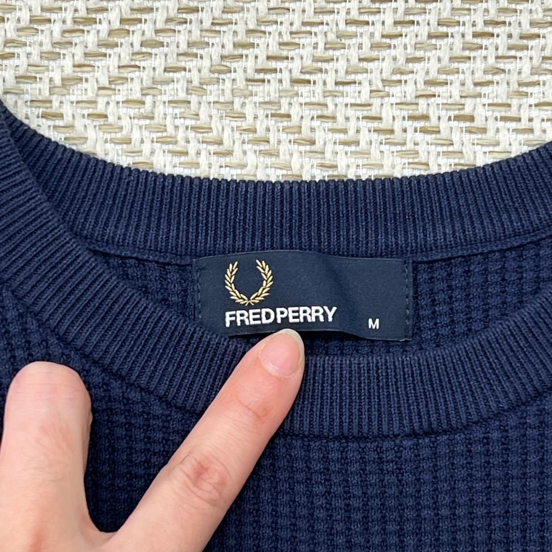 프레드페리 코튼 니트 r2431 상품이미지5