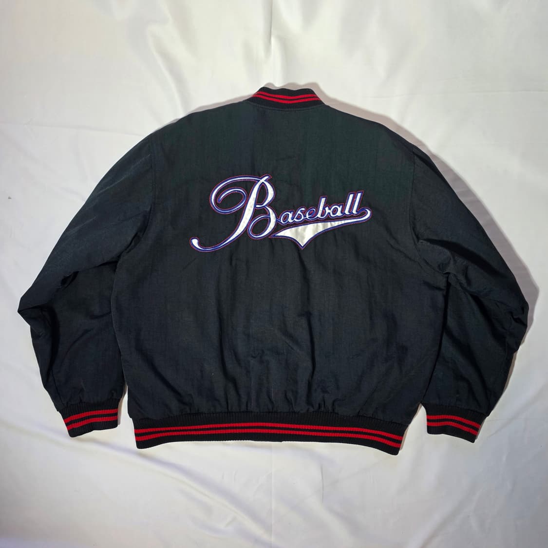 [105]나이키 90s 올드스쿨 박찬호 바시티 자켓 블랙 상품이미지7