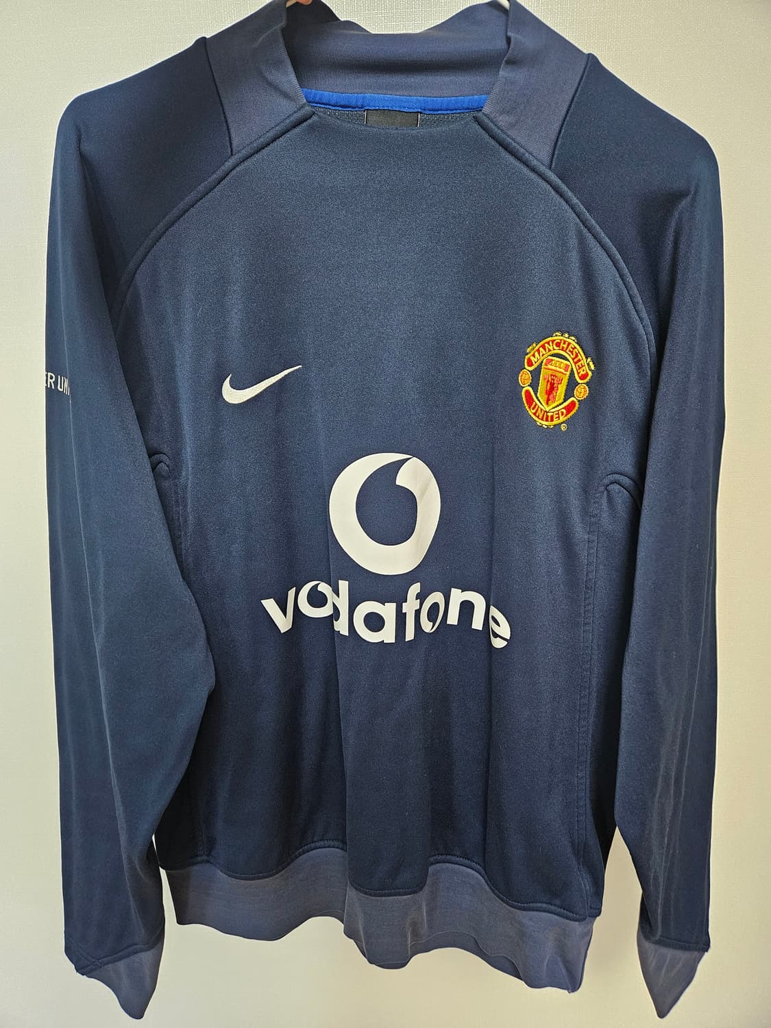 나이키 맨체스터유나이티드 보다폰 써멀탑 져지 네이비 상품이미지1