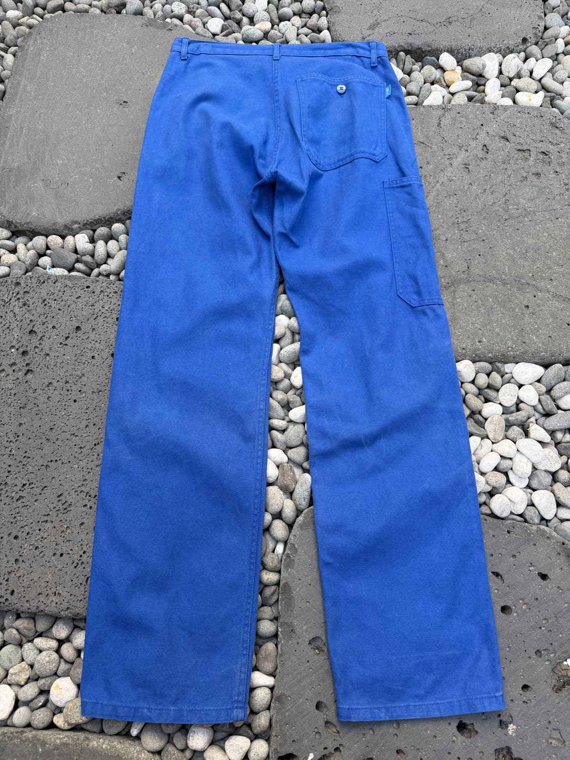 OLD VINTAGE WASHED BLUE FRENCH 프렌치워크팬츠 상품이미지2