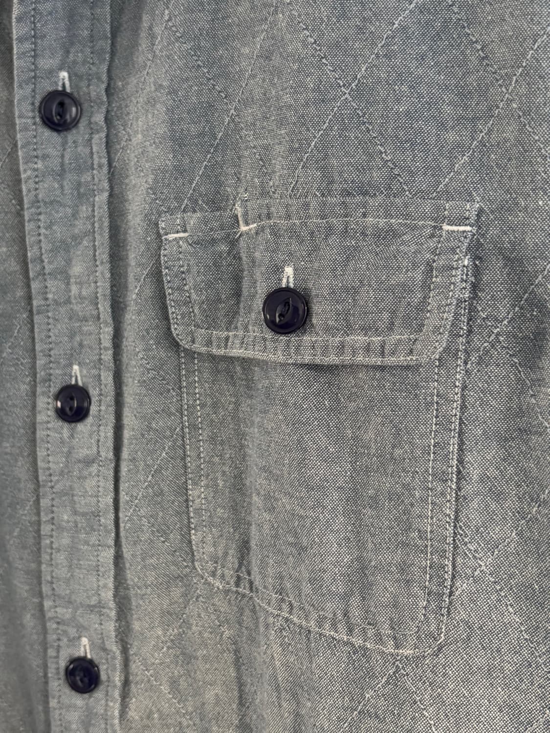 Stussy 스투시 투포켓 안감 데님 셔츠 자켓 상품이미지5