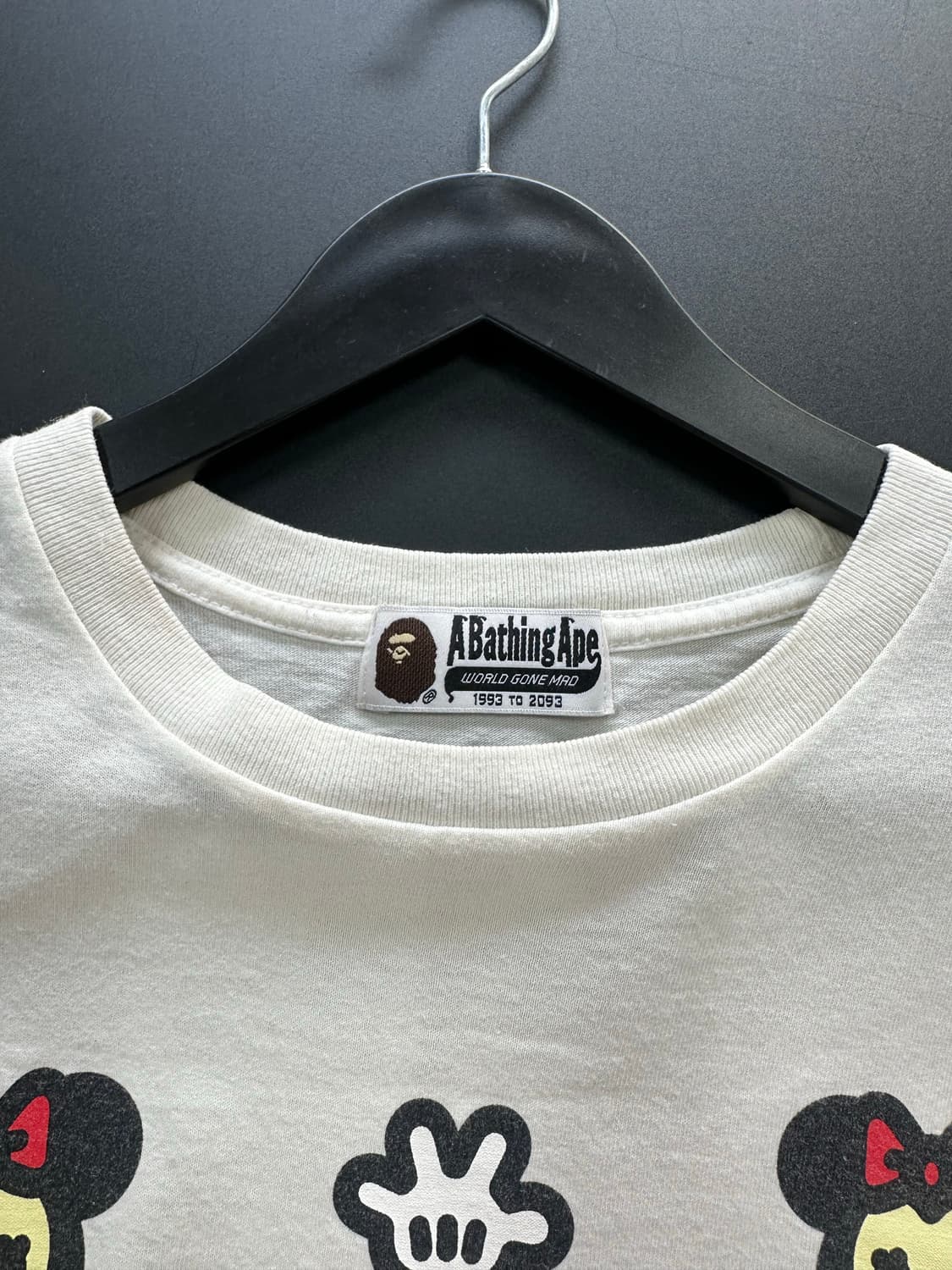 베이프 x Disney 마일로 미니마우스 반팔티 상품이미지7