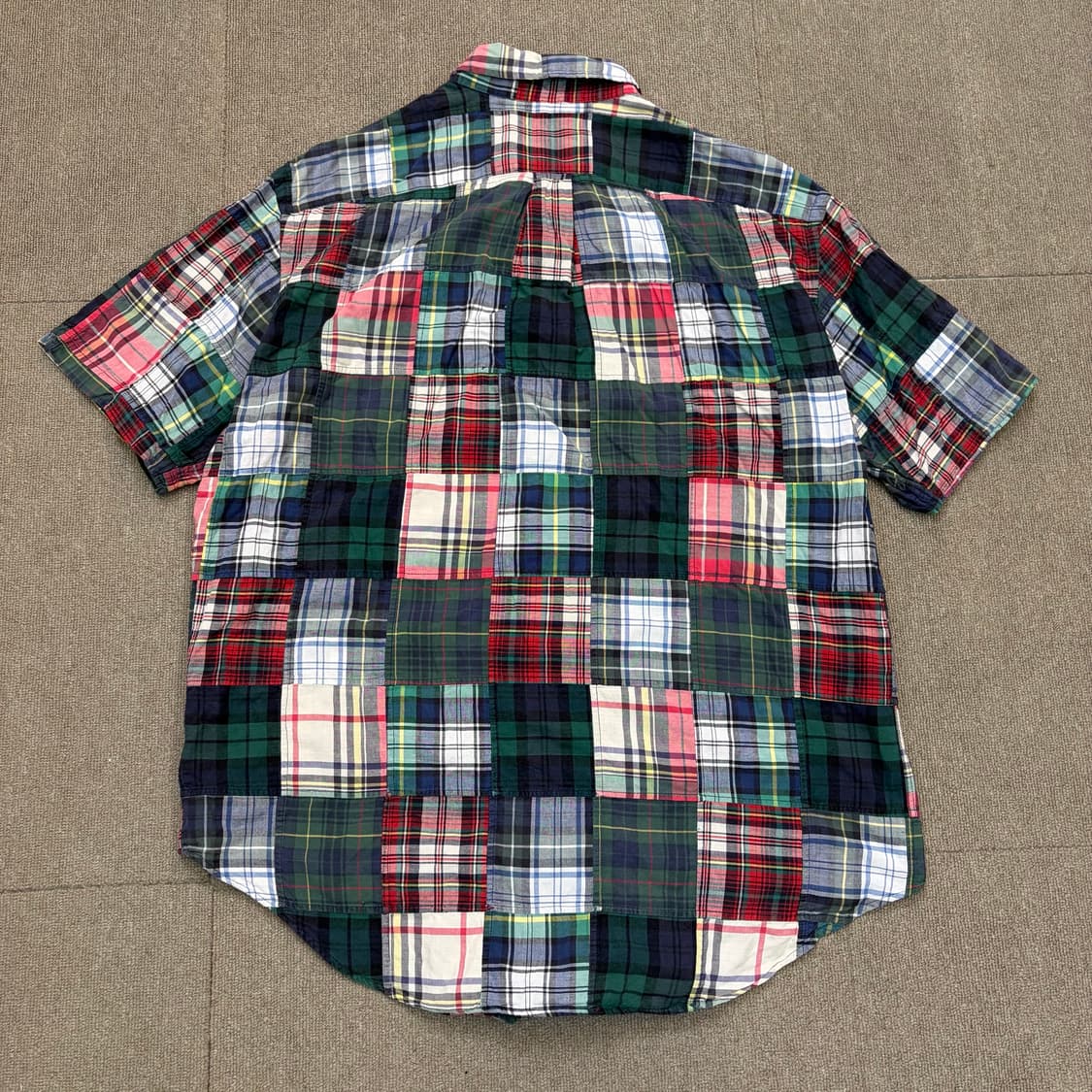 polo 랄프로렌 폴로 패치워크 하프셔츠 xl  상품이미지5